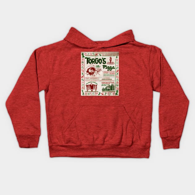 Torgo's Pizza Kids Hoodie by marlowinc